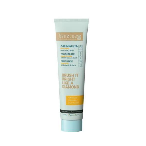 Benecos benecos Zahncreme Bio-Propolis mit Thermalwasser - Enthält Fluorid – Produktbild 1 von 1
