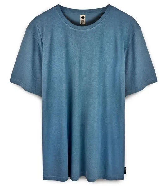 Gary Mash GARY MASH Herren Basicshirt aus Bambusviskose, Blau, – Produktbild 2 von 4