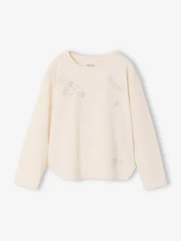 Vertbaudet Mädchen Shirt mit Strassstein-Motiven – Produktbild 1 von 1