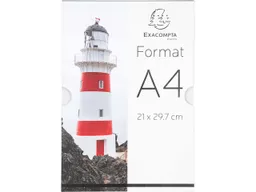 Exacompta Exacompta Wandsichttaschen "Exacryl" aus PMMA, DIN A4, 210 x 5 x 299 mm – Produktbild 1 von 1