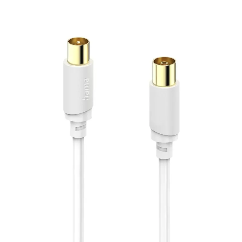 Hama Hama Antennen-Kabel, Koax-Stecker - Koax-Kupplung, vergoldet, 5,0 m, 120 dB – Produktbild 3 von 3