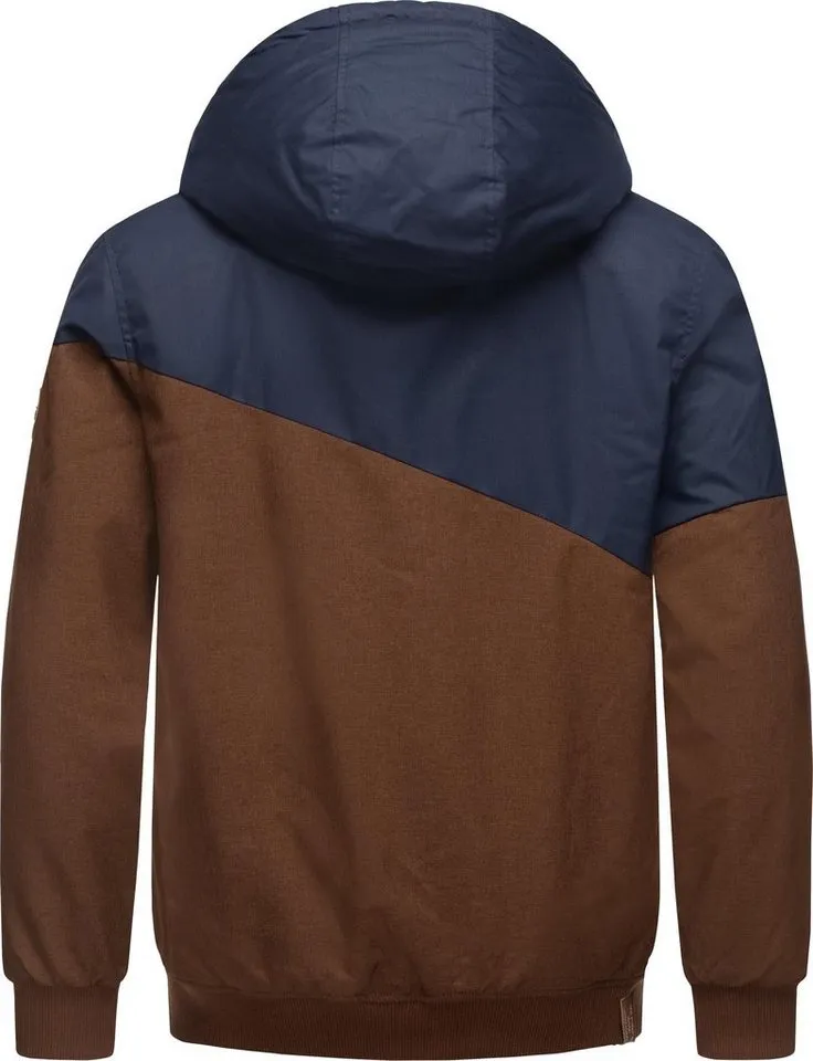ragwear ragwear Winterjacke Wings stylische Herren Outdoorjacke mit großer Kapuze, Braun, – Produktbild 3 von 3