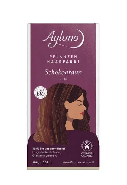 Ayluna Ayluna Pflanzenhaarfarben, Schwarzbraun nr. 100, – Produktbild 1 von 1
