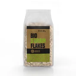 GymBeam Bio GymBeam BIO 5-Getreideflocken 500 g – Produktbild 1 von 1