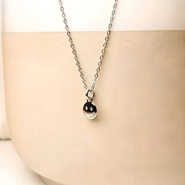 ELEKTROPULLI Elektropulli Smiley Kette, Silber, – Produktbild 3 von 4