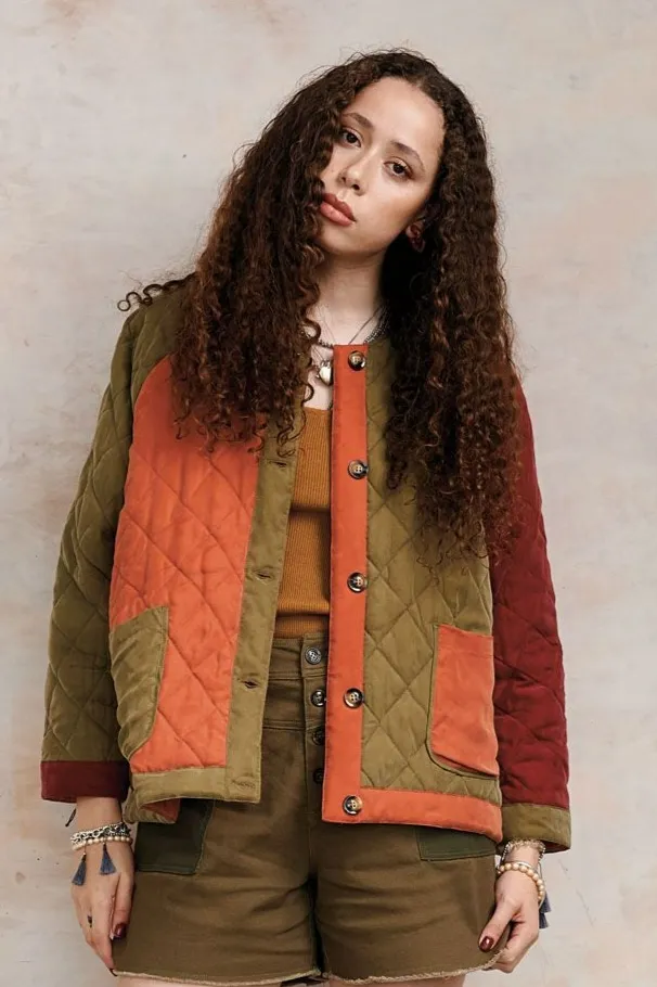 KOMODO KOMODO Damen vegan Jacke Lulu Multicolour, Hellrot, – Produktbild 2 von 2