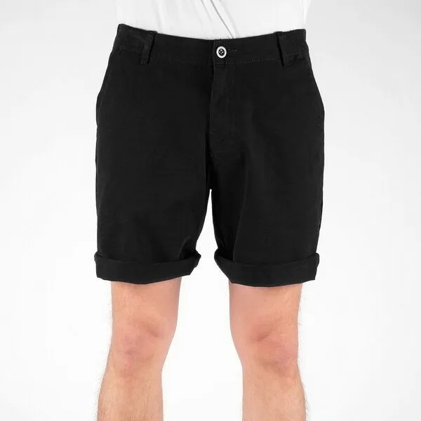 Dedicated DEDICATED Chino Shorts Nacka, Schwarz, – Produktbild 2 von 3