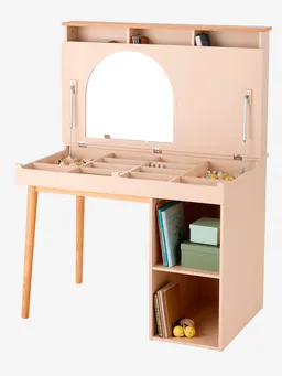 Vertbaudet 2-in-1 Kinderschreibtisch-Frisiertisch BLUSH hell – Produktbild 1 von 1
