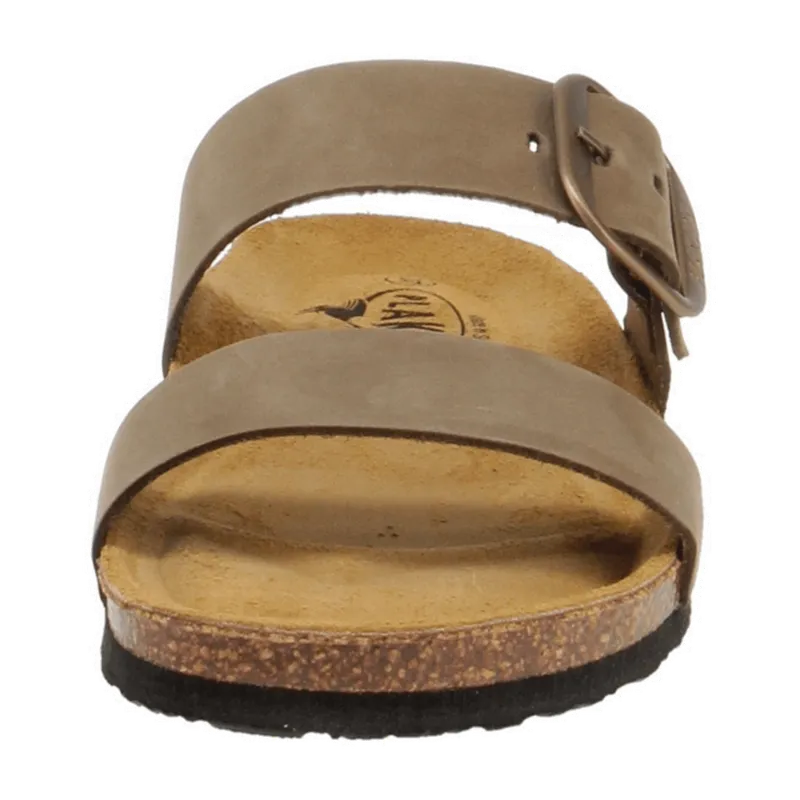 Plakton Plakton 183004 Rock Nobuck - Damen Schuhe Pantoletten - Kaki für Damen, Grün, – Produktbild 3 von 5