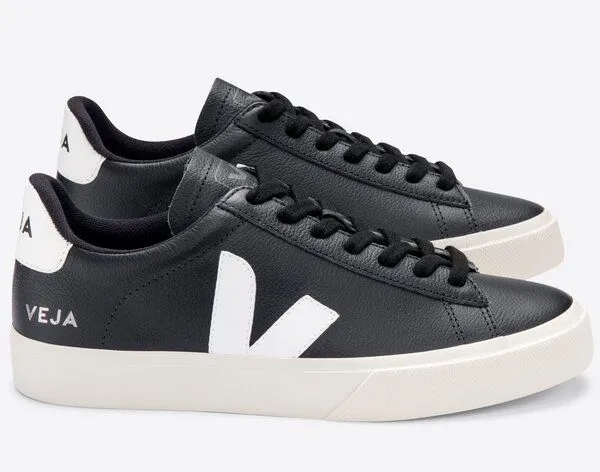 Veja Veja Damen-Sneaker Campo Chromefree Black-White – Produktbild 2 von 3