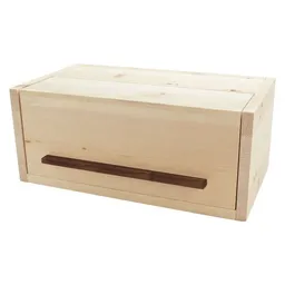 4betterdays 4betterdays Brotkasten aus Zirbenholz | mit Nussgriff und Klappdeckel | 45 x 25 x 19 cm – Produktbild 1 von 1