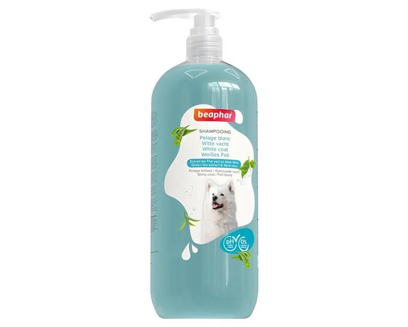 beaphar beaphar Tiershampoo Shampoo für weißes Fell 1 l – Produktbild 1 von 4