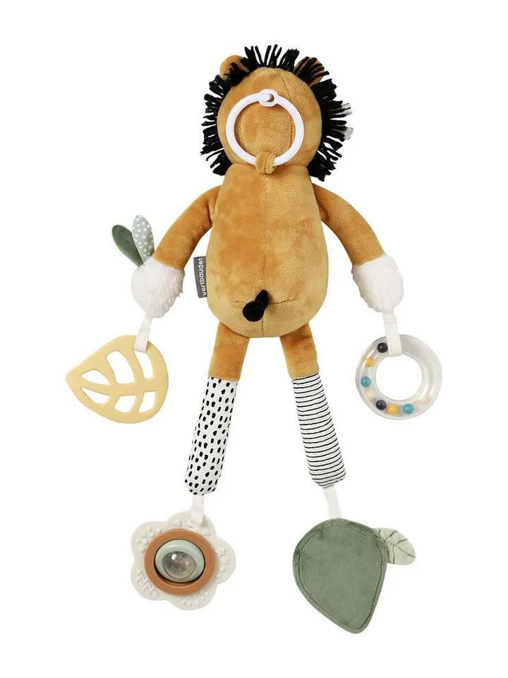 Vertbaudet Vertbaudet Greifspielzeug Baby Activity-Löwe TANSANIA zum Aufhängen, Braun|gelb, – Produktbild 3 von 4