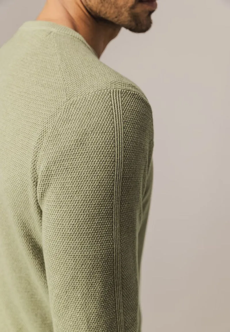 State of Art State Of Art Pullover Structure V-Ausschnitt Grün - Größe 3XL, Grün, – Produktbild 4 von 5