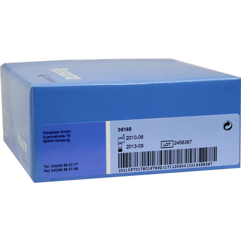 Coloplast ASSURA Basisp.konvex RR60 35mm m.Gürtelb. 4 St Basisplatte – Produktbild 1 von 1