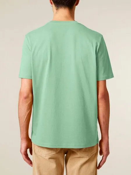 Human Family Human Family Bio Unisex Rundhals T-Shirt "Mountain Silhouette", Grün, – Produktbild 3 von 3