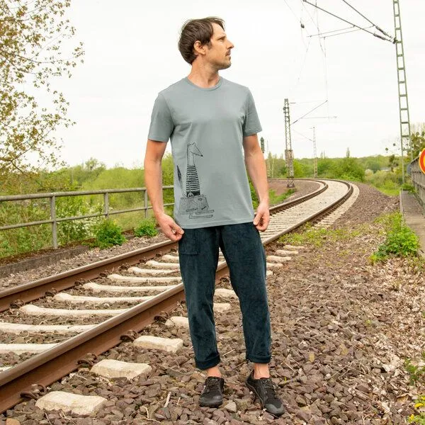 Cmig Cmig Reisewiesel T-Shirt für Herren, Misty grey, – Produktbild 3 von 3