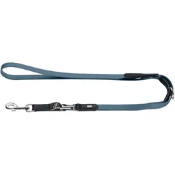 Dog Sport Dog Sport HUNTER verstellbare Hundeführleine wolmar biothane x leder blau 1,9 cm – Produktbild 1 von 1