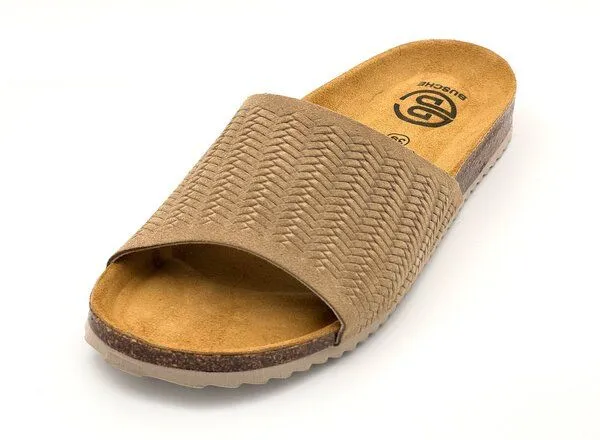 Busche Busche Capri Poolslide embossed, Nude (beige), – Produktbild 4 von 4