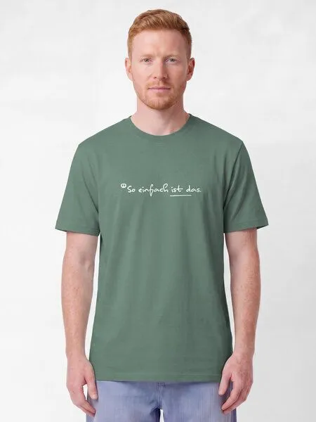 watapparel watapparel T-Shirt Unisex So einfach ist das, Green bay, – Produktbild 2 von 2