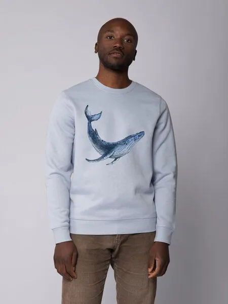 watapparel watapparel Sweatshirt Unisex Wal, Serene blue, – Produktbild 2 von 4