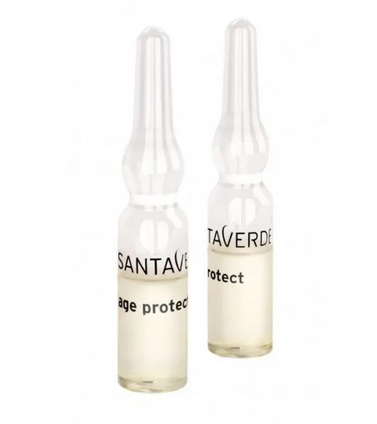 Santaverde Gesellschaft für Naturprodukte Santaverde Gesellschaft für Naturprodukte SANTAVERDE age protect Ampullenkur – Produktbild 1 von 1