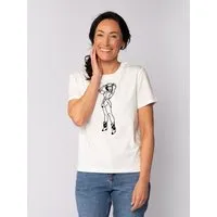 watapparel watapparel T-Shirt Frauen Cowgirl, Off white, – Produktbild 1 von 1
