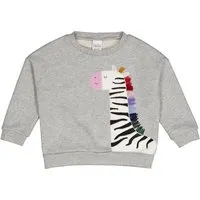 Fred s World Fred`s World Babysweatshirt, Pale greymarl, – Produktbild 1 von 1