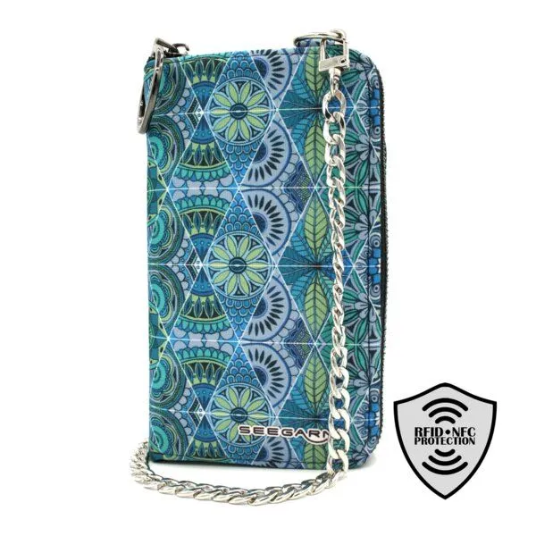 Seegarn Seegarn-Täschle / 2in1 Handy-Tasche und Geldbeutel (MB09), K1 - kette silber, – Produktbild 2 von 5