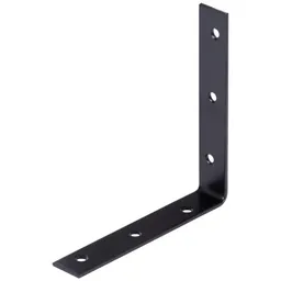 Alberts ALBERTS Stuhlwinkel, verzinkt, schwarz, TxHxB 125x125x22 mm – Produktbild 1 von 1