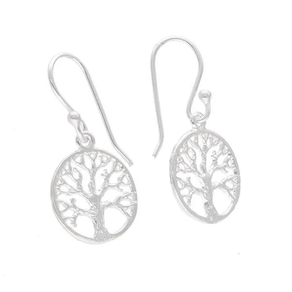 pakilia pakilia Silber Ohrringe Bäume Fair-Trade und handmade – Produktbild 3 von 4