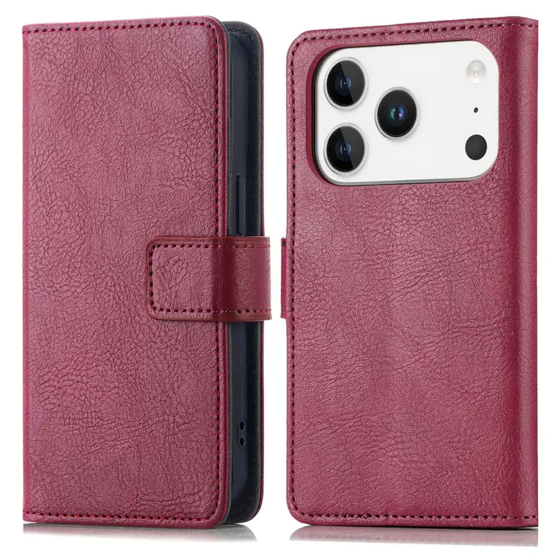 imoshion imoshion Luxuriöse Klapphülle für das Apple iPhone 17 Pro, Rot, – Produktbild 1 von 1