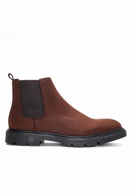 NAE NAE Herren vegan Chelsea-Stiefel Herren Faber Braun – Produktbild 1 von 1