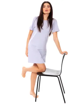 FellHerz FellHerz T-Shirt Kleid flieder - S – Produktbild 1 von 1