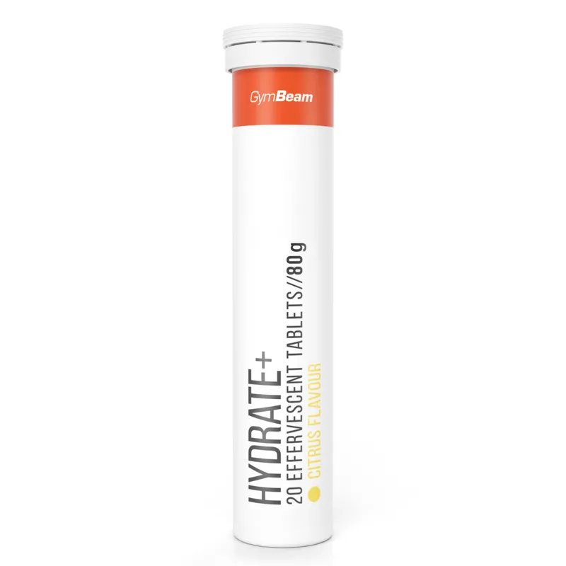GymBeam GymBeam Hydrate+ Brausetabletten 20 Tabletten Zitrusfrucht – Produktbild 1 von 1