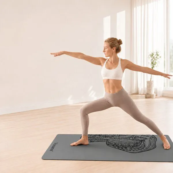 Yosana Yosana Yogamatten Starter Set 4-Teilig, Grau (elefant), – Produktbild 7 von 8