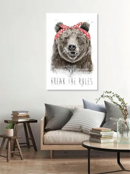Photocircle Photocircle Poster / Leinwandbild - Break the rules – Produktbild 3 von 4