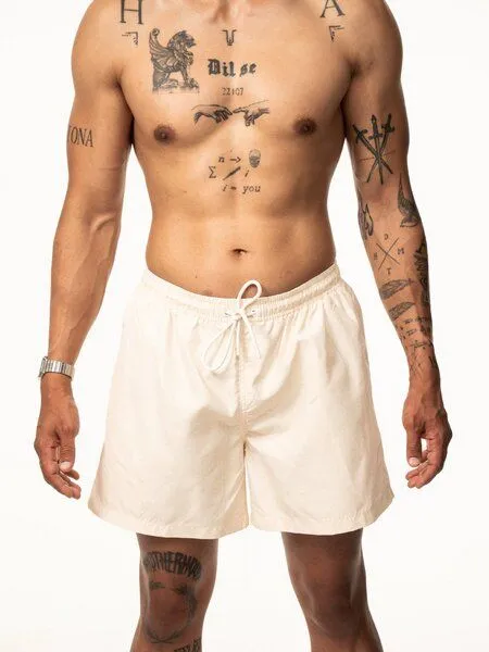 saved lab SL-205 Swimshort Ecru – Produktbild 4 von 4