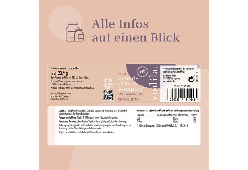 Ascopharm Ascopharm violila Schilddrüsen Komplex 1, 1 er – Produktbild 3 von 5