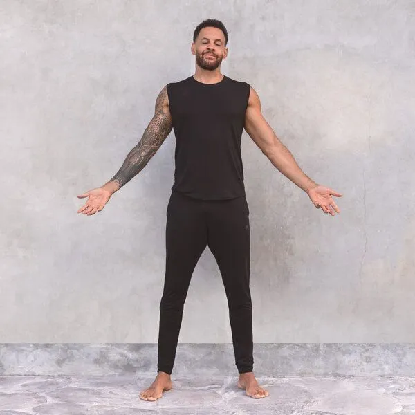 Jaya Jaya JOHNNY TENCEL - Herren - Lässige Hose, lässiger Schnitt, Tencel-Biobaumwoll-Mix, softer und atmungsakiv, garantiert entspannterTragekomfort, Black/schwarz, – Produktbild 2 von 2