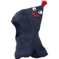 Pickapooh Pickapooh Baby und Kinder Schlupfmütze mit Zipfel Bio-Schurwolle marine Gr.48 – Produktbild 1 von 1