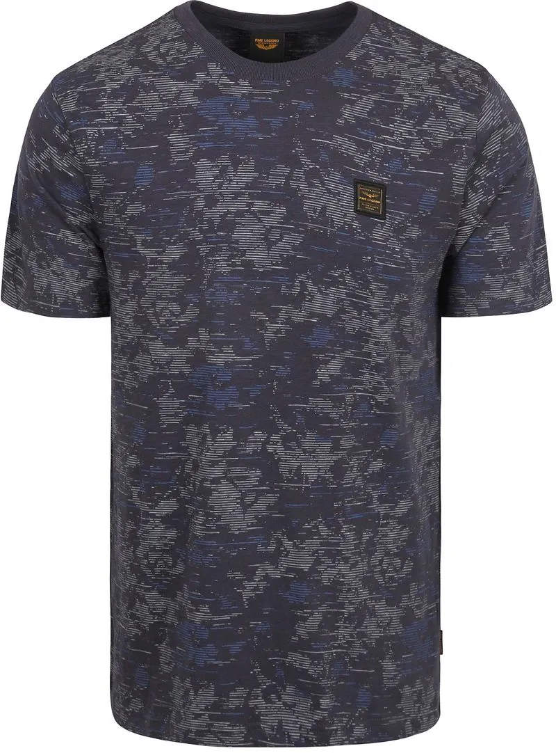 PME Legend PME Legend Slub T-Shirt Graphite - Größe 3XL, Grau, – Produktbild 1 von 5