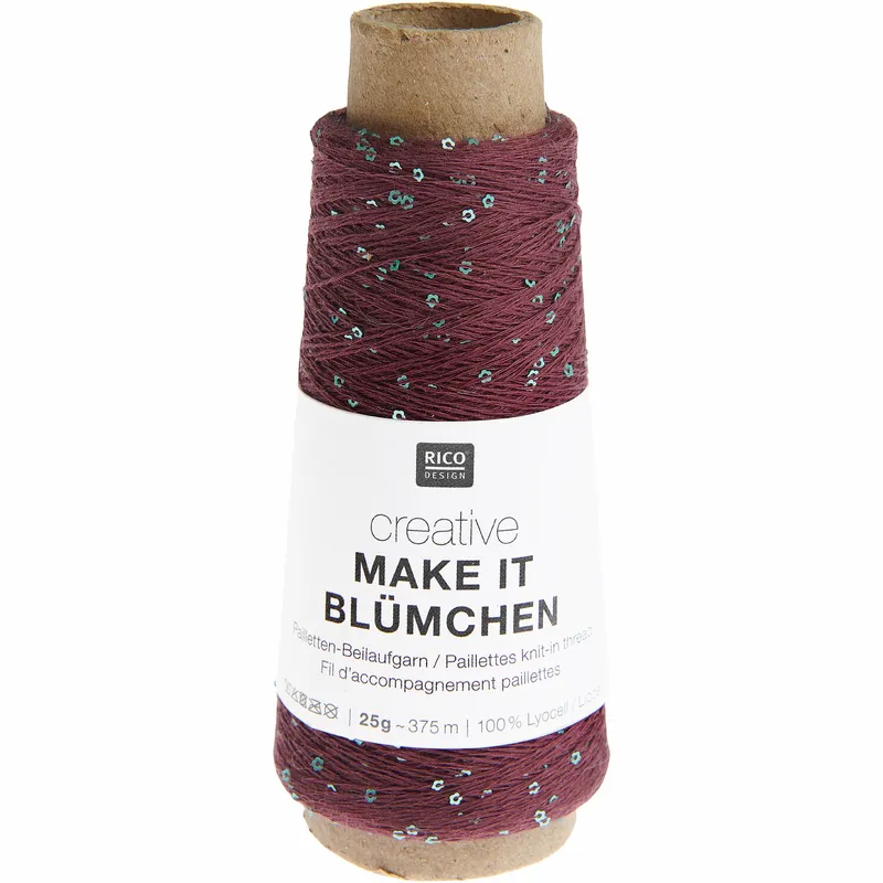 Rico Design Rico Design Creative Make It Blümchen Bordeaux, Bordeaux, – Produktbild 1 von 1