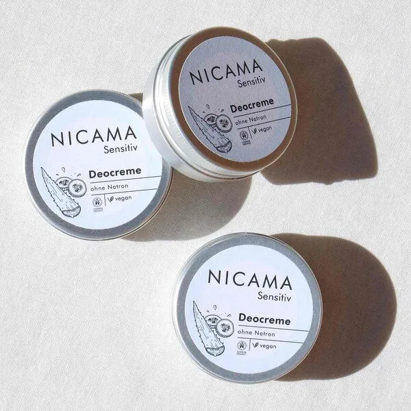 NICAMA NICAMA Deocreme Sensitiv ohne Natron – Produktbild 2 von 3