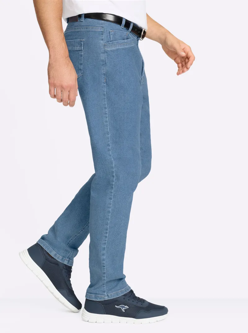 marco donati 5-Pocket-Jeans blue-bleached, Blue-bleached, – Produktbild 2 von 2