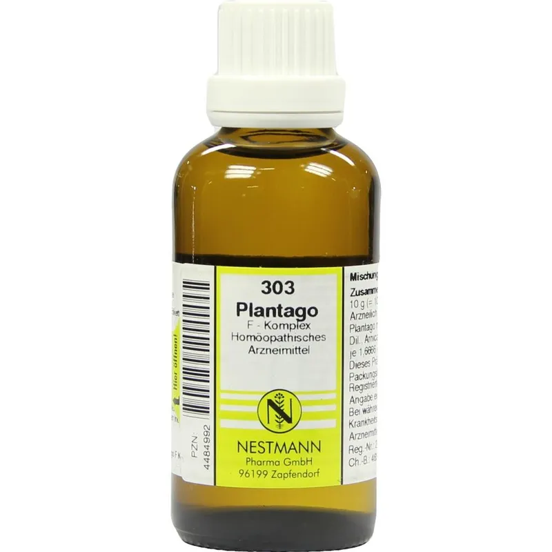 Nestmann Pharma PLANTAGO F Komplex Nr.303 Dilution 50 ml Dilution – Produktbild 1 von 1