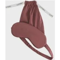 Yumeko Schlafmaske Jersey “Yumeko” aus Bio-Baumwolle, Evening rose, – Produktbild 1 von 1