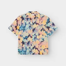 Dedicated DEDICATED Hemd Marstrand mit Ikat Field‑Print Blumenmuster – Produktbild 1 von 1