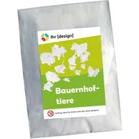 Bastelbogen 'Bauernhoftiere' inkl. individuellem Etikett – Produktbild 1 von 1