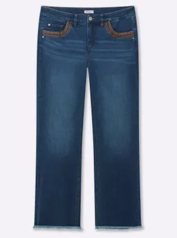 sheego Bootcut-Jeans blue-stone-washed – Produktbild 1 von 1